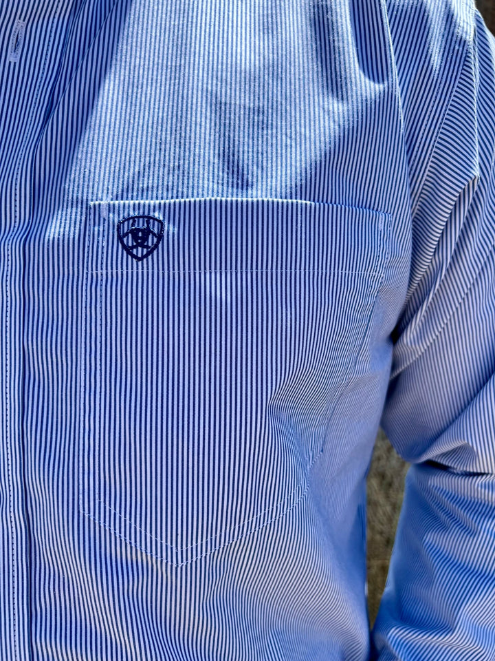 Dayne Mini Stripe Blue Ariat Shirt