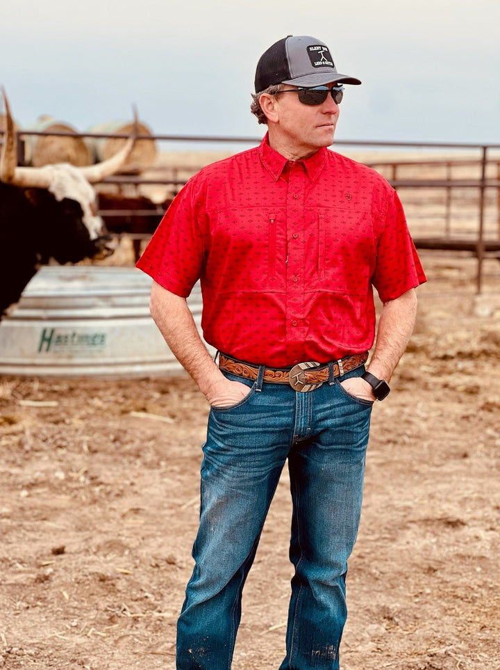 Michael Red VentTEK Classic Fit Shirt by Ariat