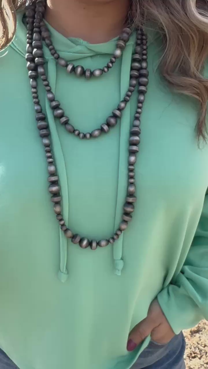 Terah Mint Green Hooded Pullover