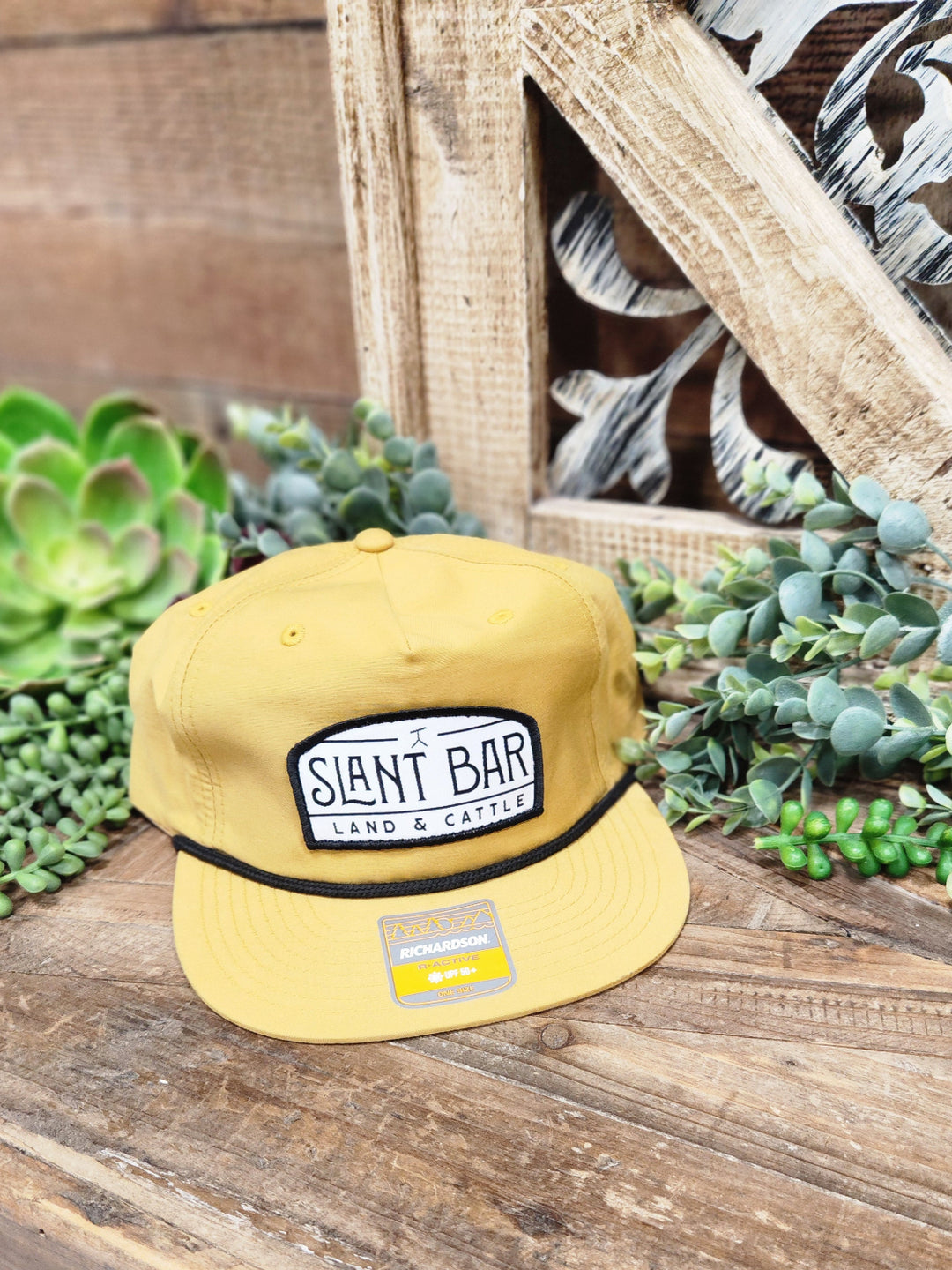 Slant Bar Land & Cattle White Patch Rope Cap