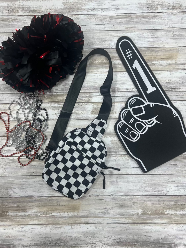 Checkered Sling Bag