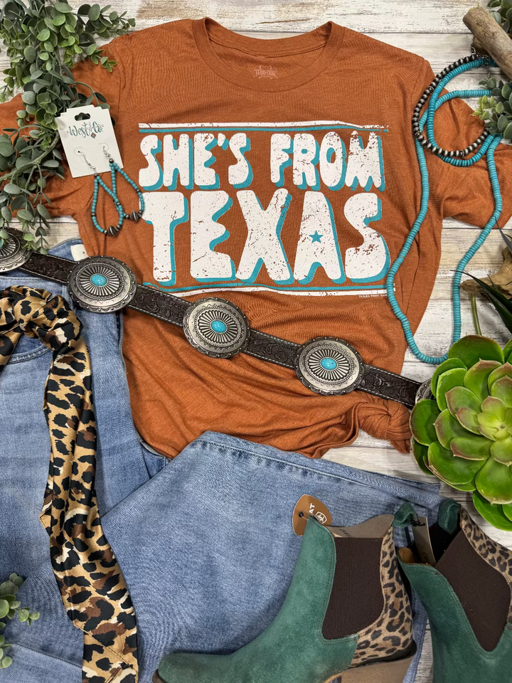 She's From Texas Graphic Tee by Texas True Threads