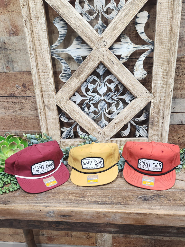 Slant Bar Land & Cattle White Patch Rope Cap