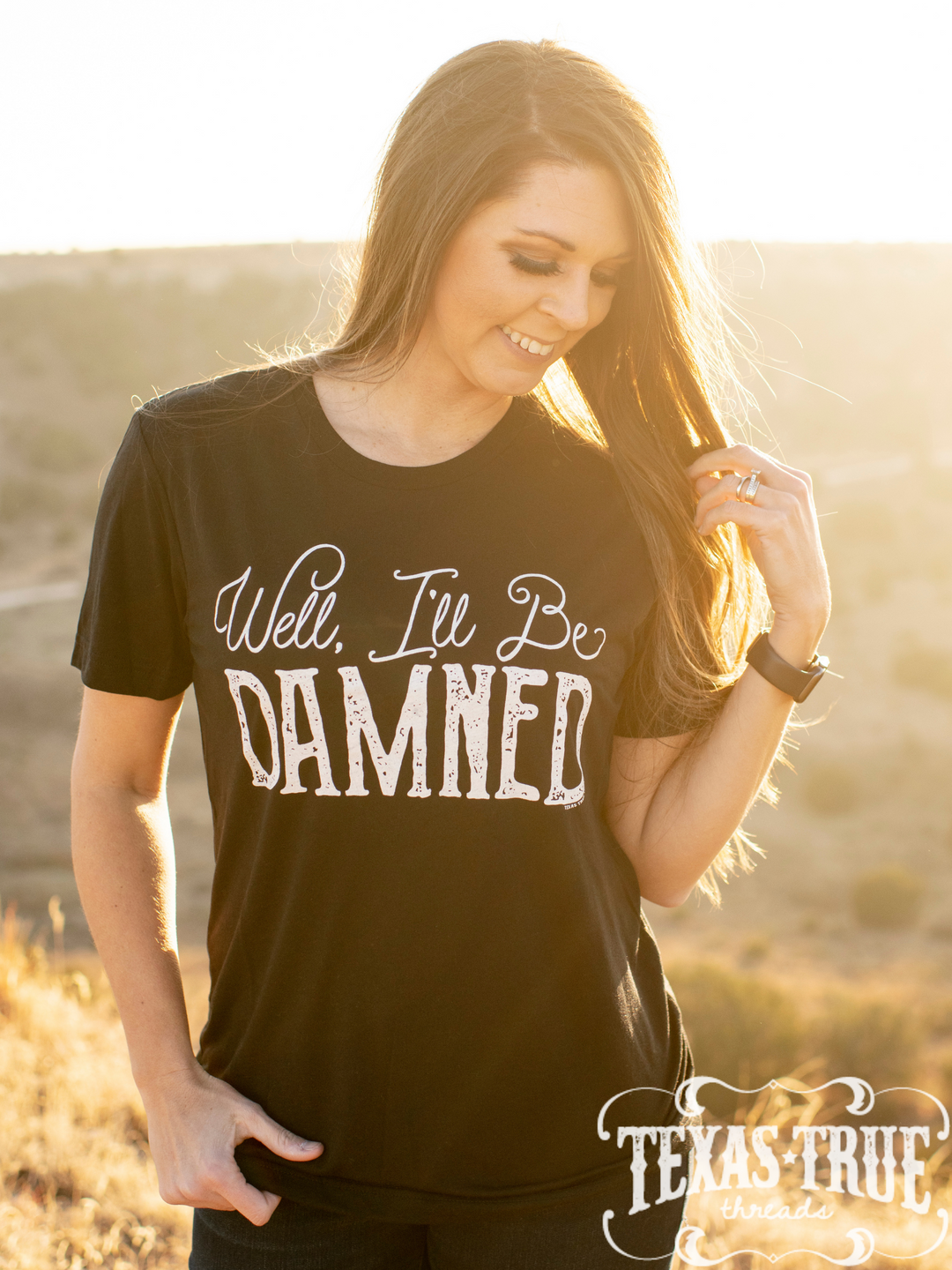 Well I'll Be Damned Tee by Texas True Threads