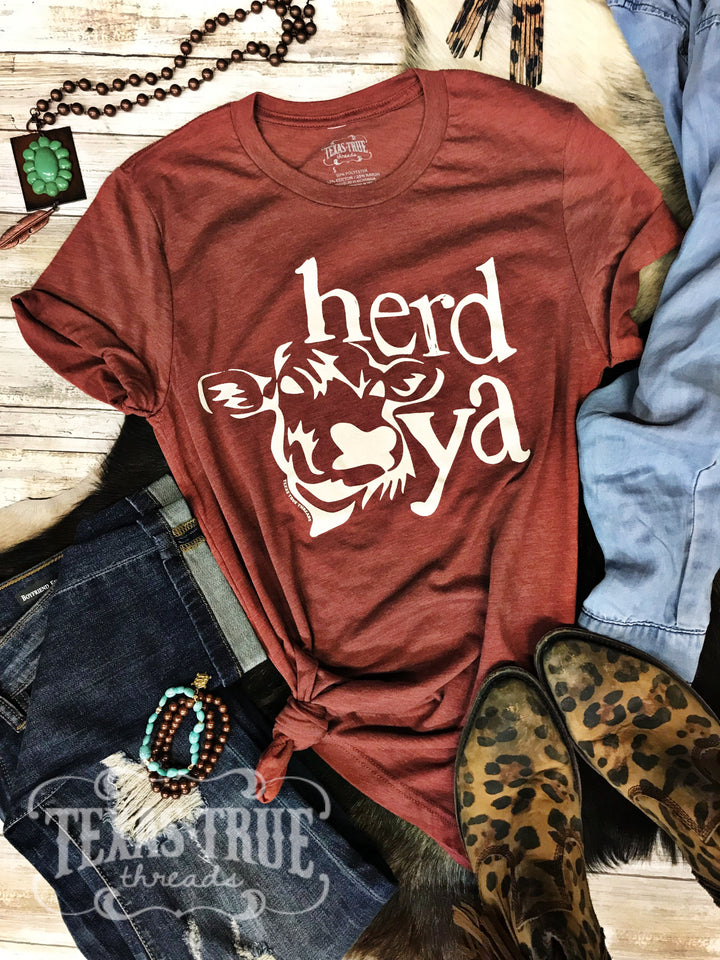 Herd Ya Tee by Texas True Threads Graphic Tees  Texas True Threads - Horse Creek Boutique