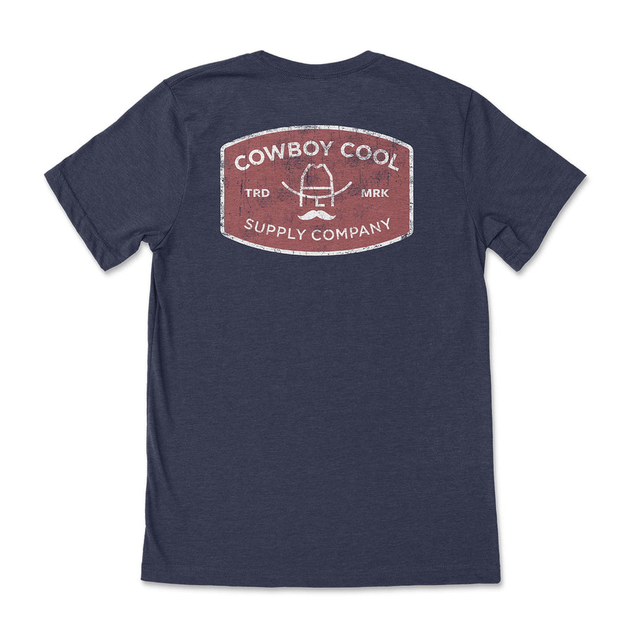 The Buckle Navy Tee by Cowboy Cool