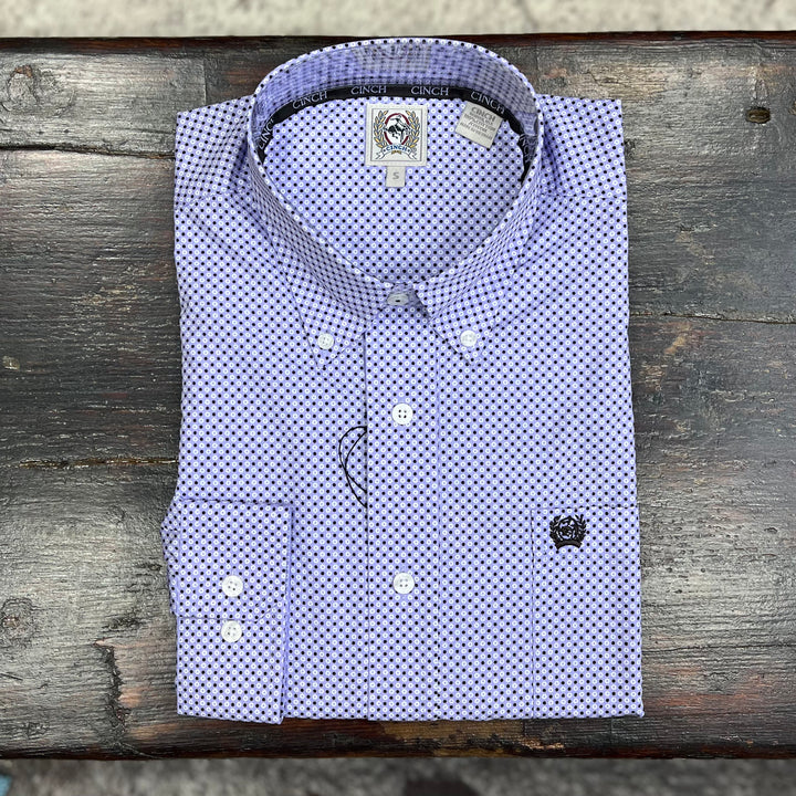 Jay Purple Men's Cinch Long Sleeve Shirt