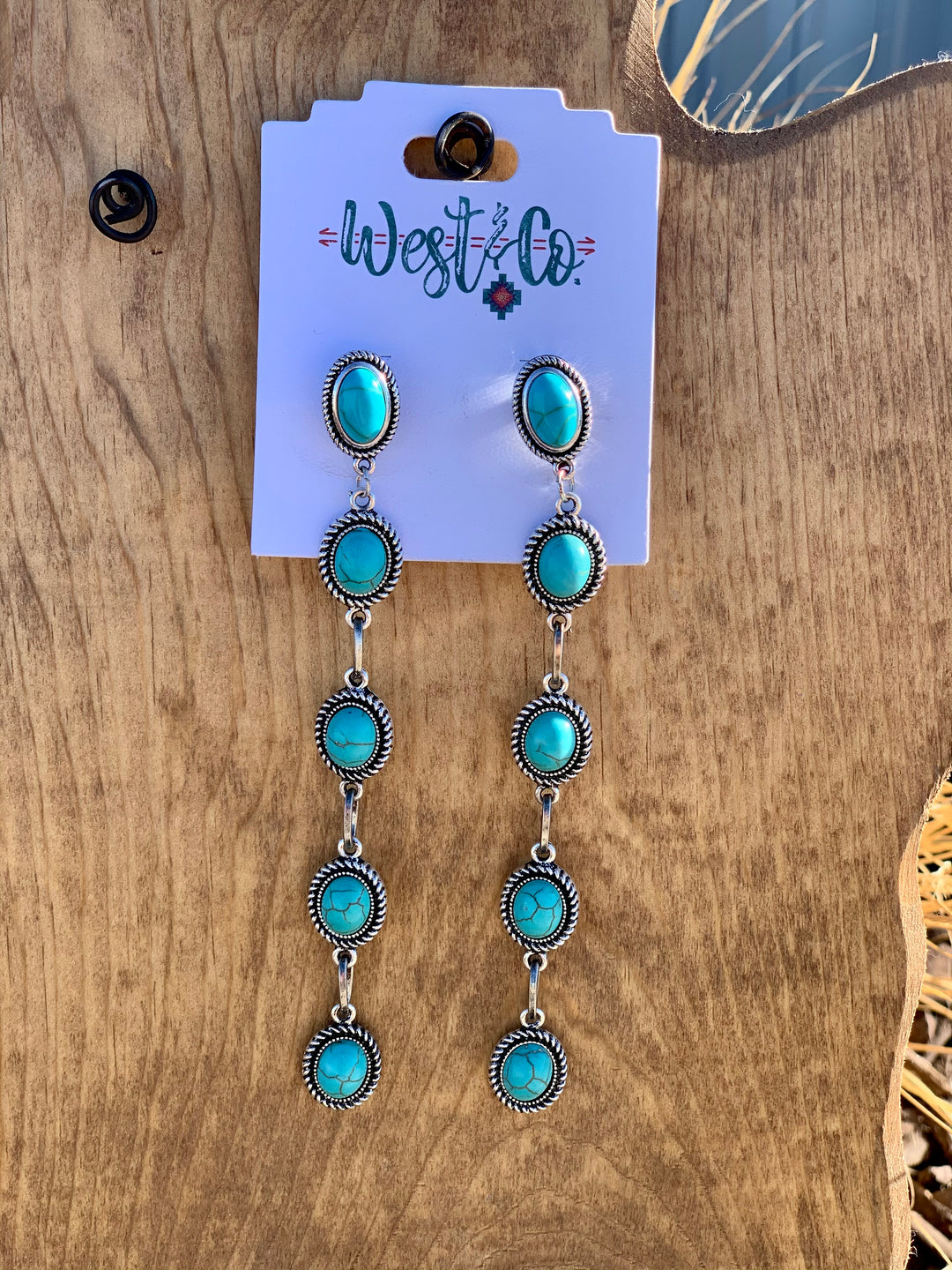 Starla Turquoise Dangle Earrings