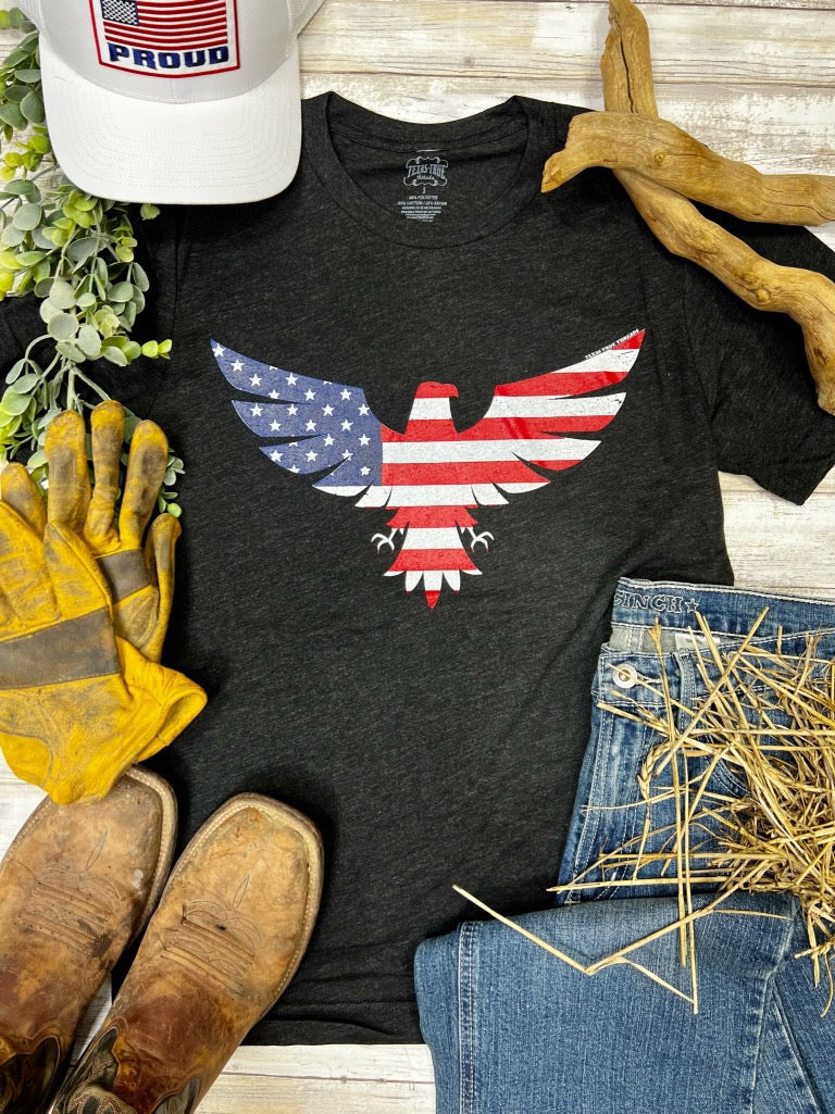 Patriotic Eagle Tee by Texas True Threads