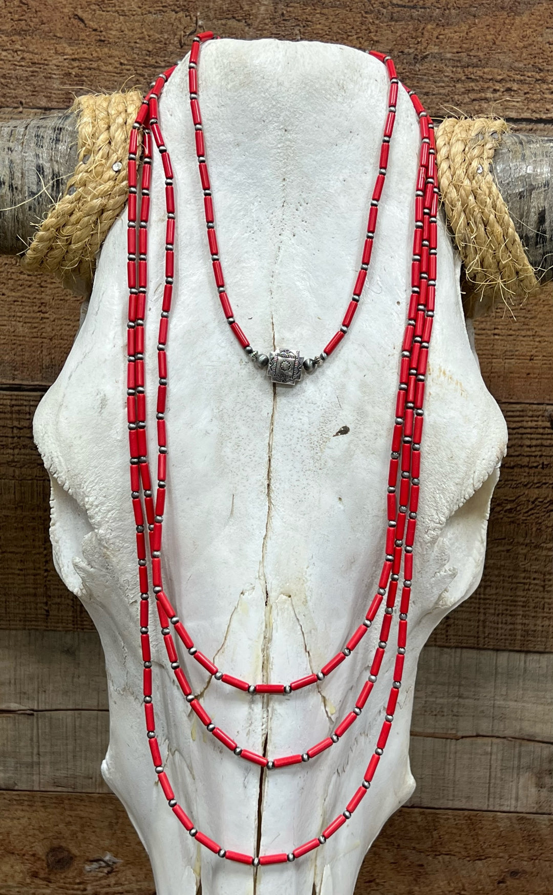 Tulsa Red Layered Necklace