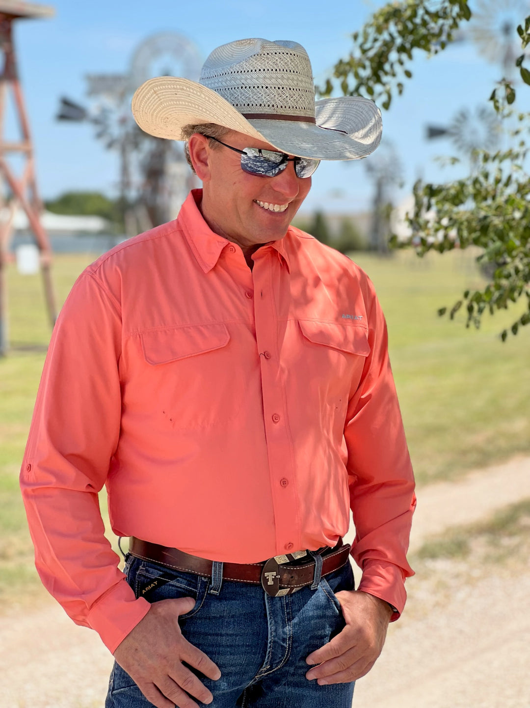 Colton Coral VentTEK Outbound Classic Fit Shirt by Ariat