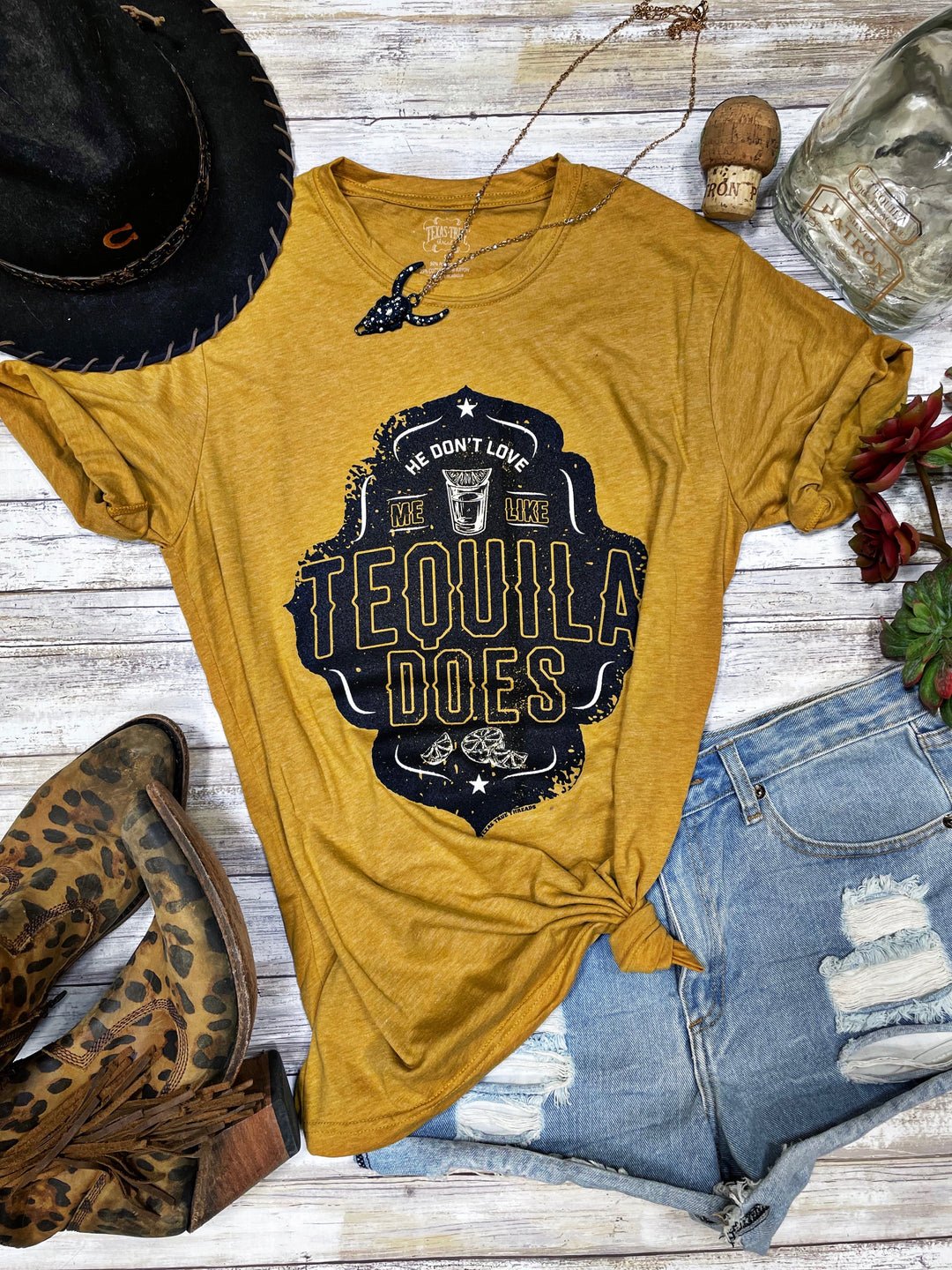 Like Tequila Does Mustard Tee by Texas True Threads