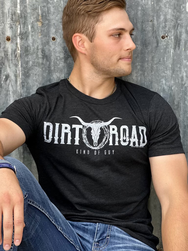 Dirt Road Kind of Guy Charblack Tee by Texas True Threads