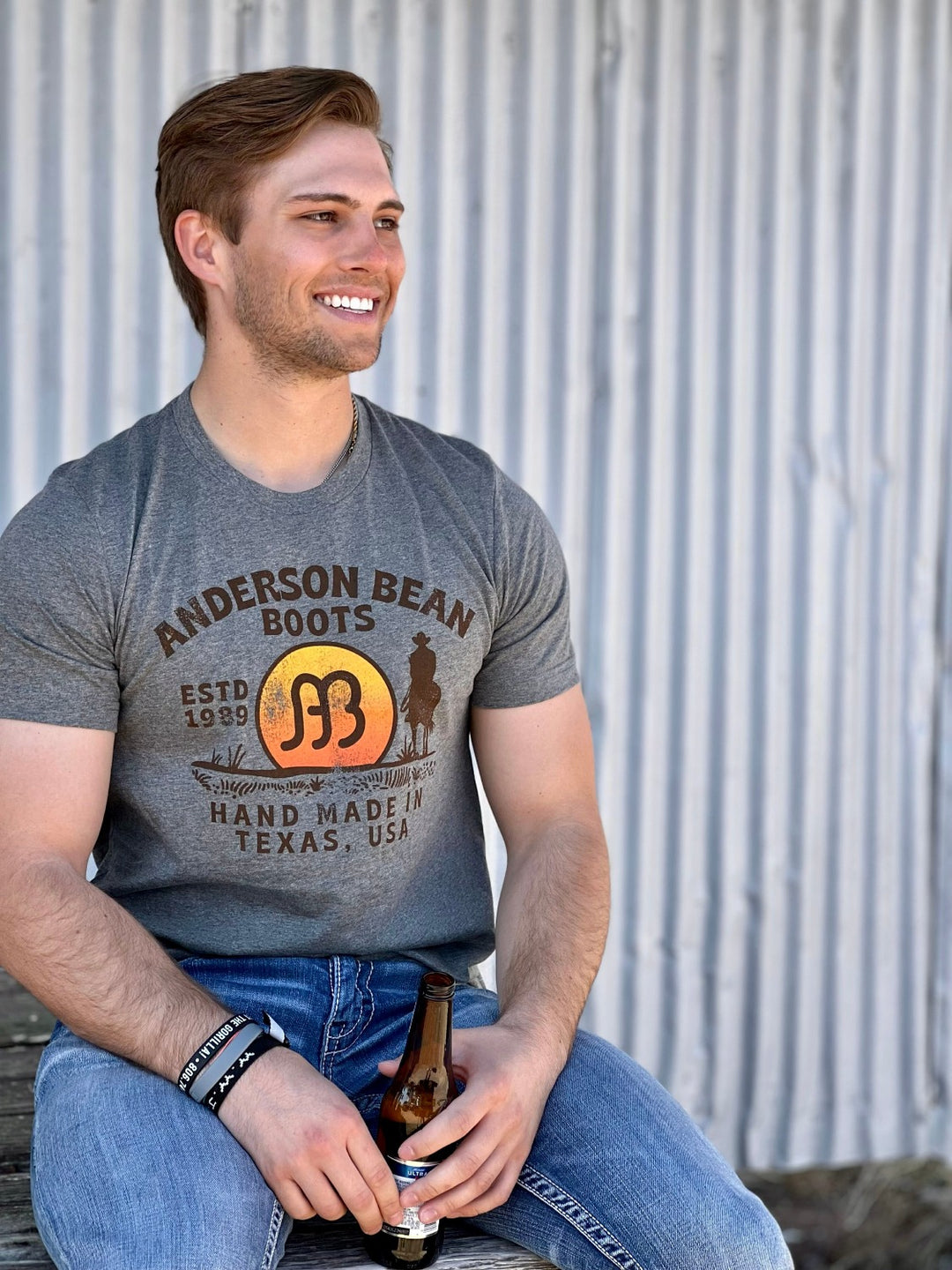 Anderson Bean Grey Tee by Red Dirt Hat Co
