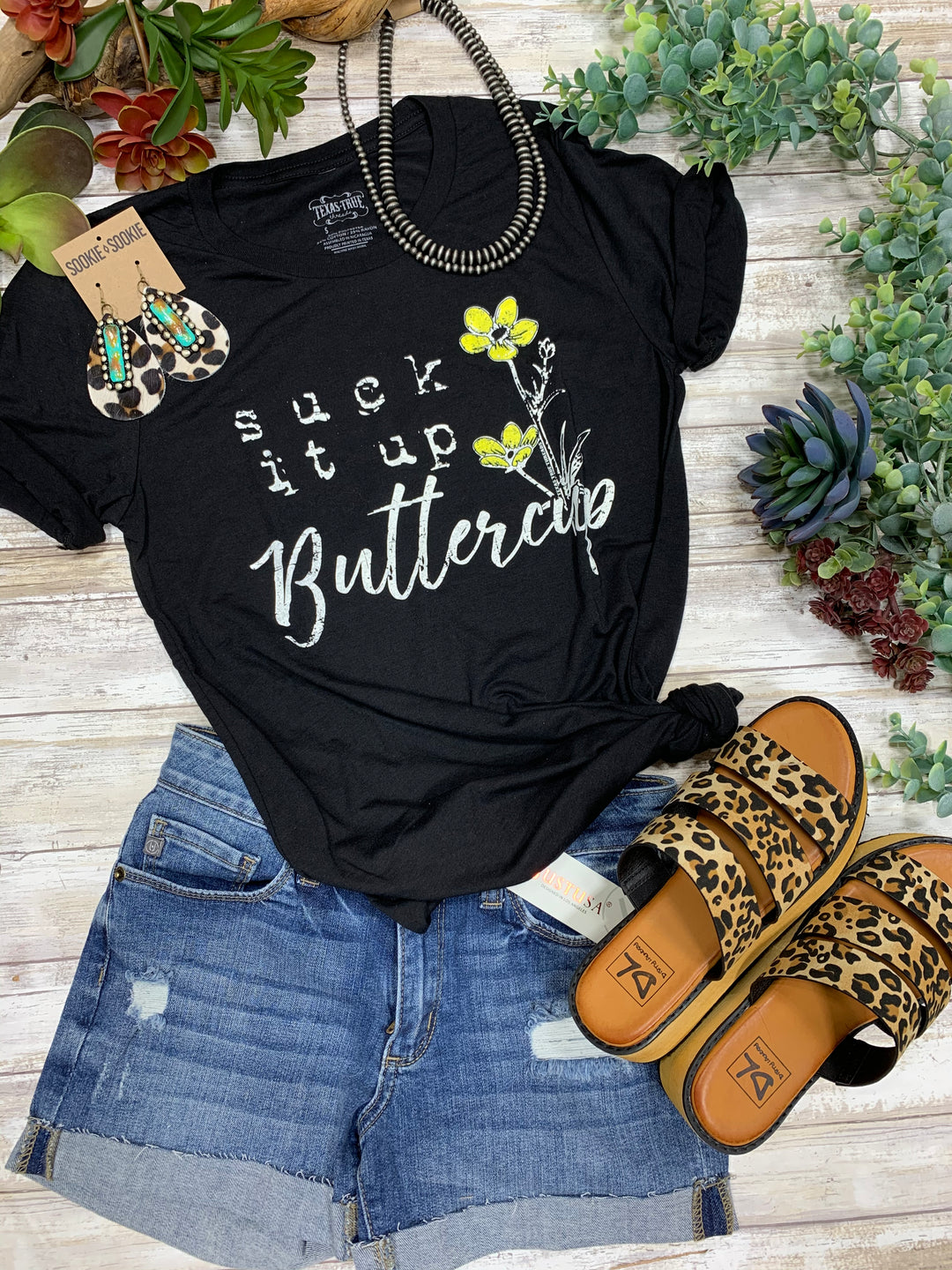 Suck it up Buttercup by Texas True Threads Graphic Tees  Horse Creek Boutique - Horse Creek Boutique