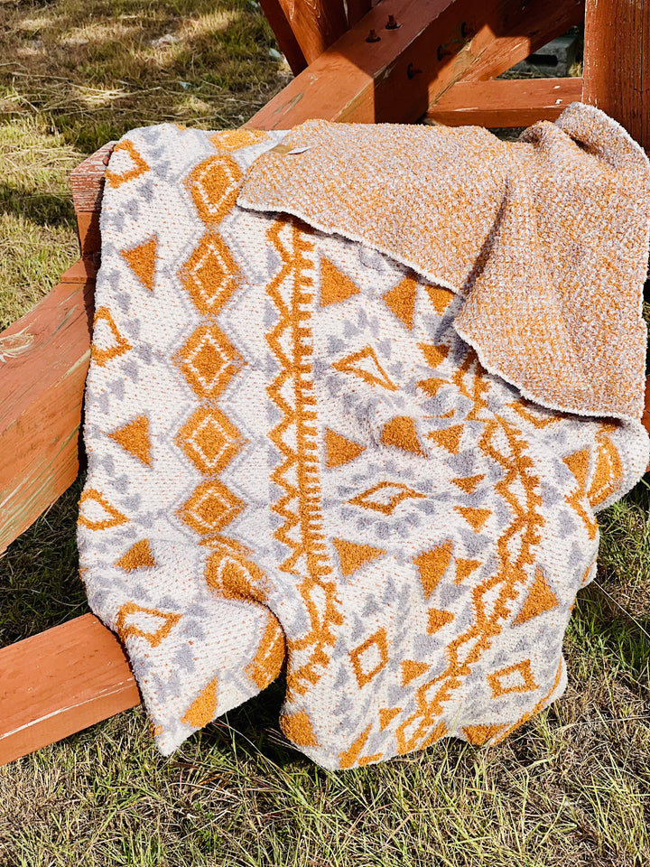 Plush Aztec Blanket