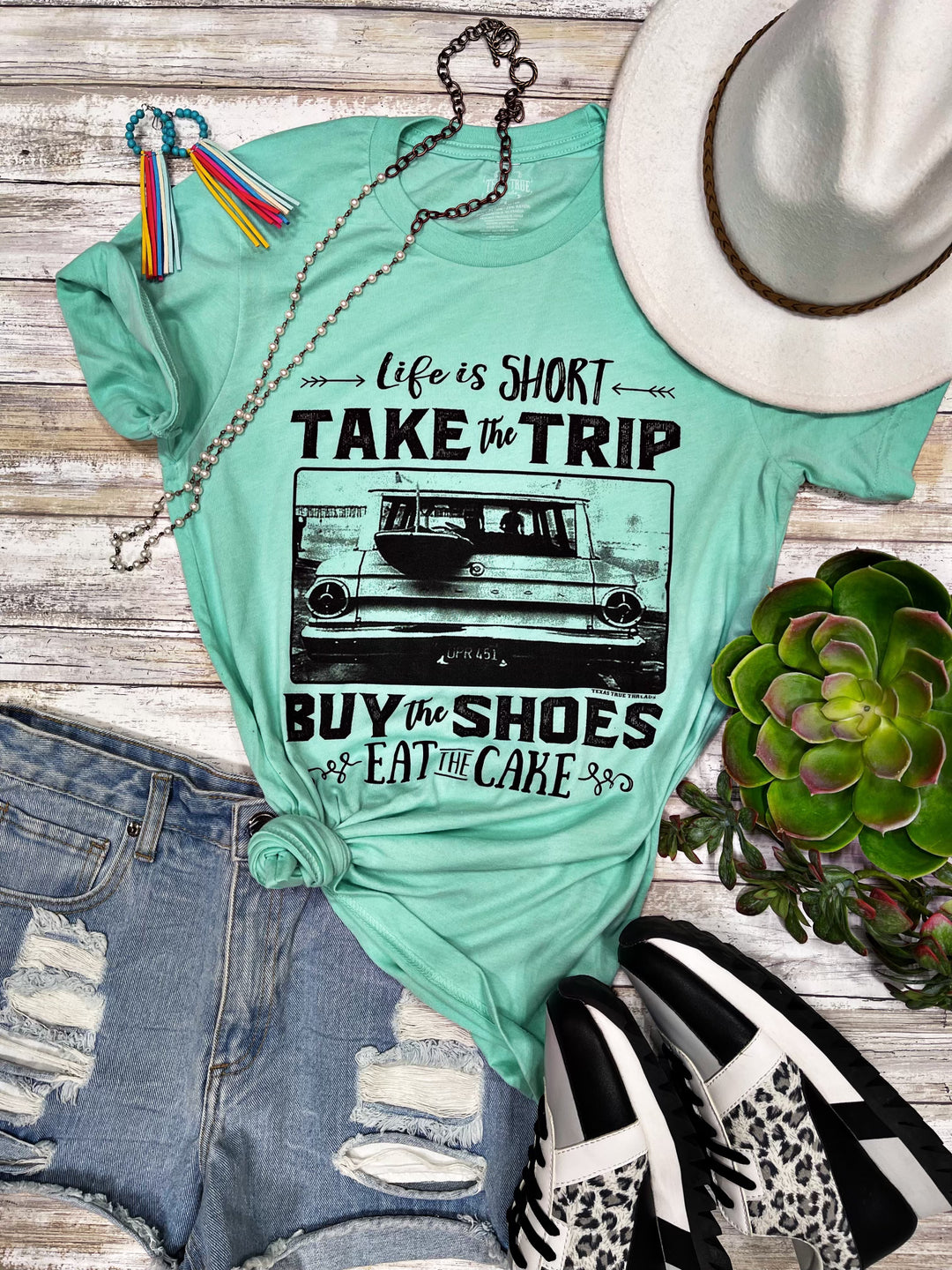 Take the Trip Short Sleeve Tee by Texas True Threads