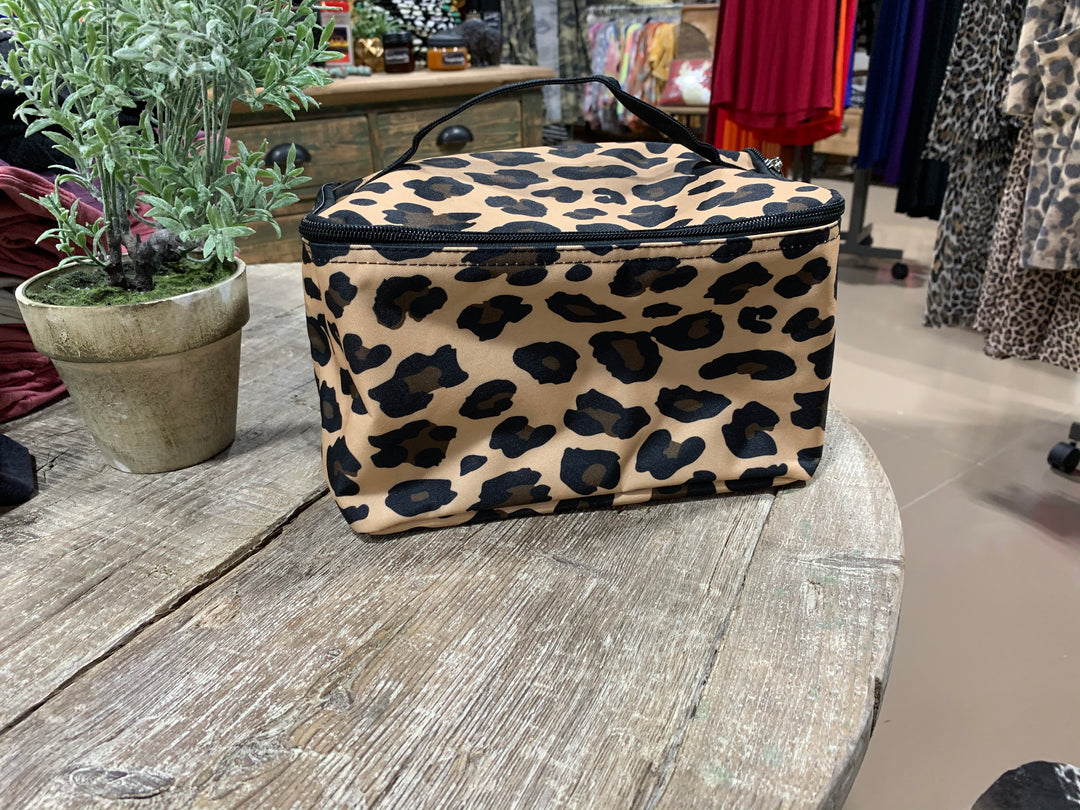 Wild Side Leopard Makeup Bag