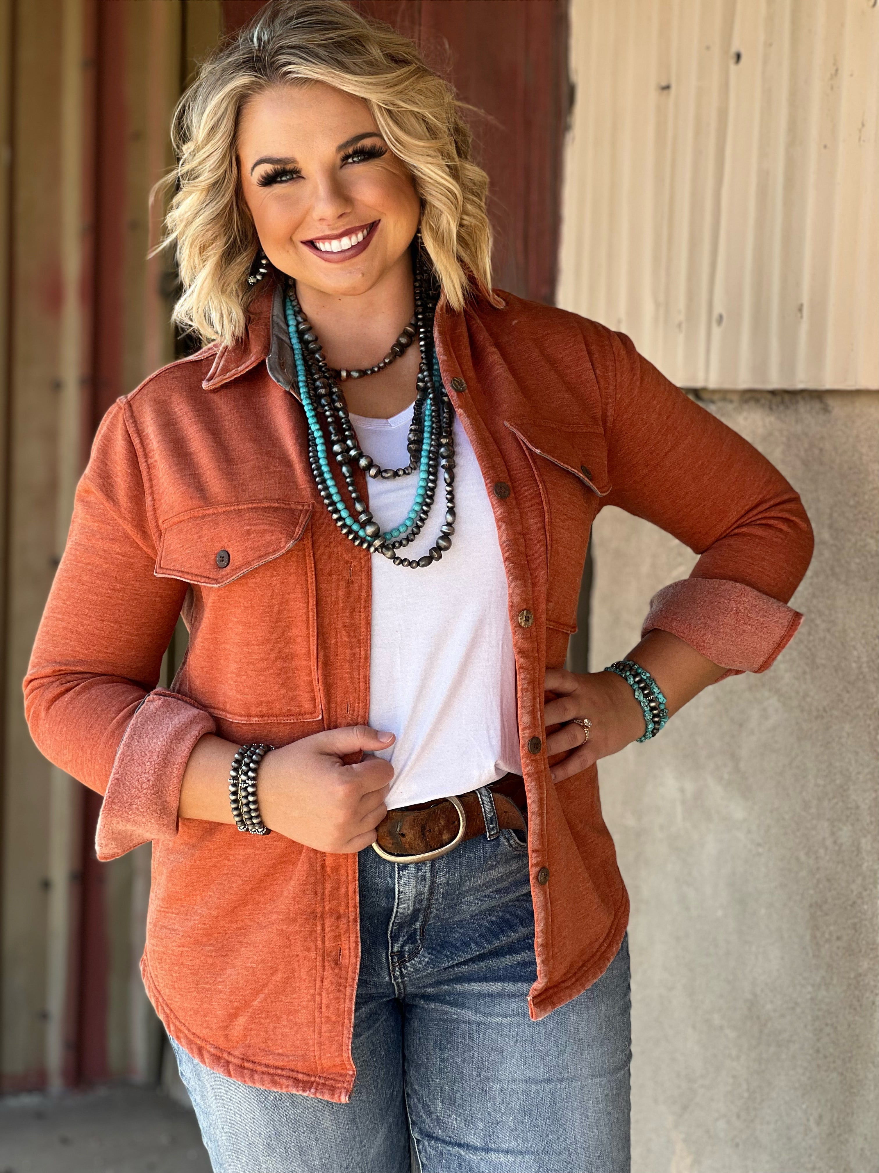 Shell Shacket by Texas True Threads – Horse Creek Boutique