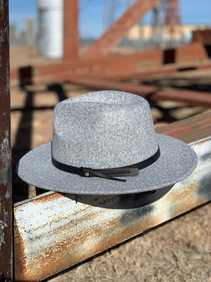 Grey Felt Hat