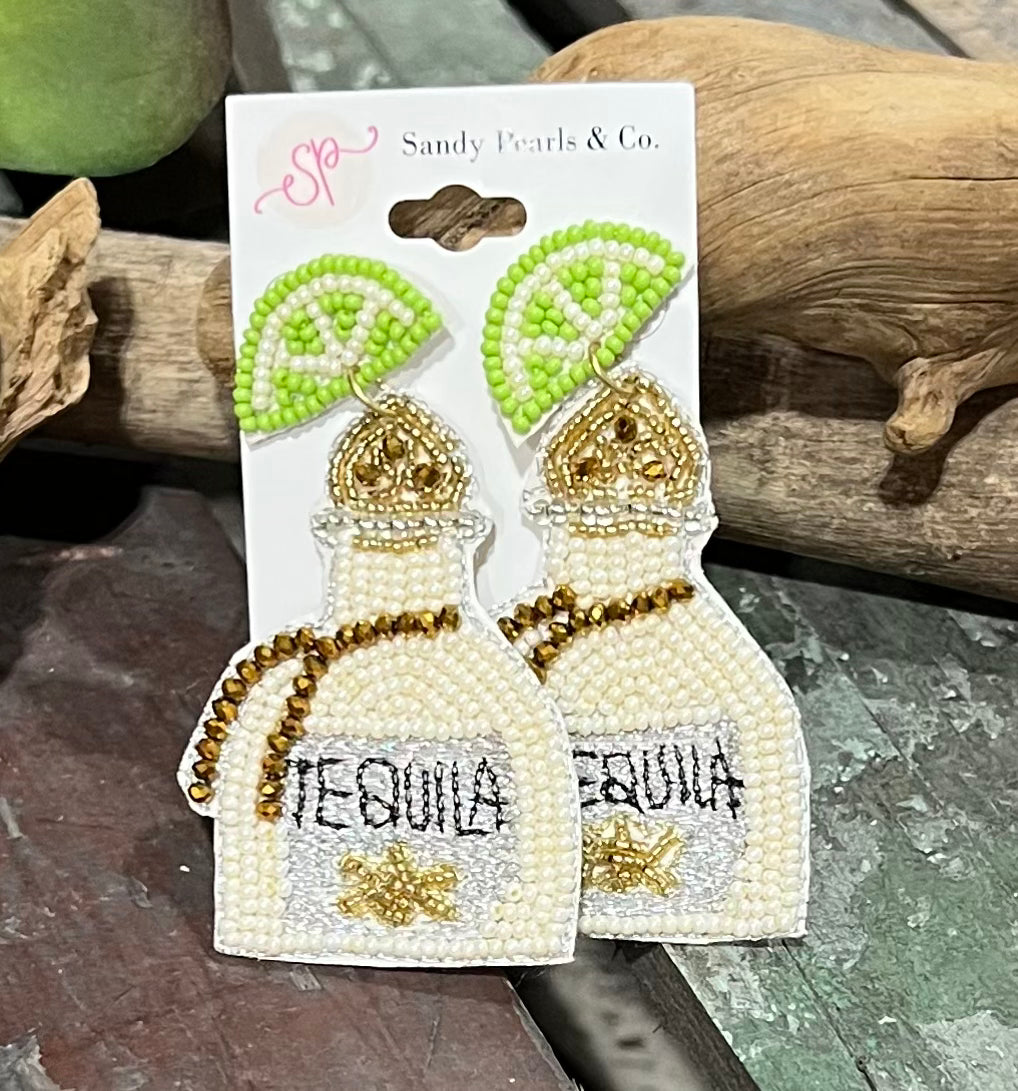 Tequila Earrings by Sandy Pearls