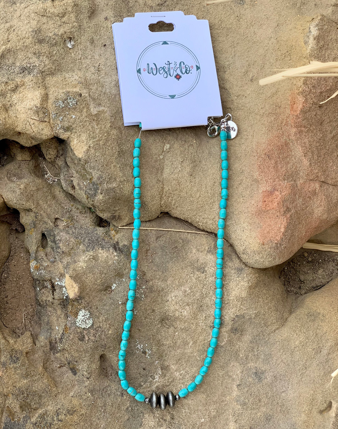 Whitley Turquoise Choker Necklace
