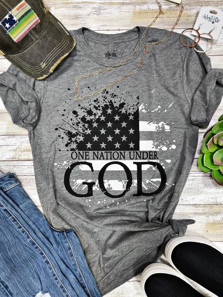 One Nation Under God Tee by Texas True Threads