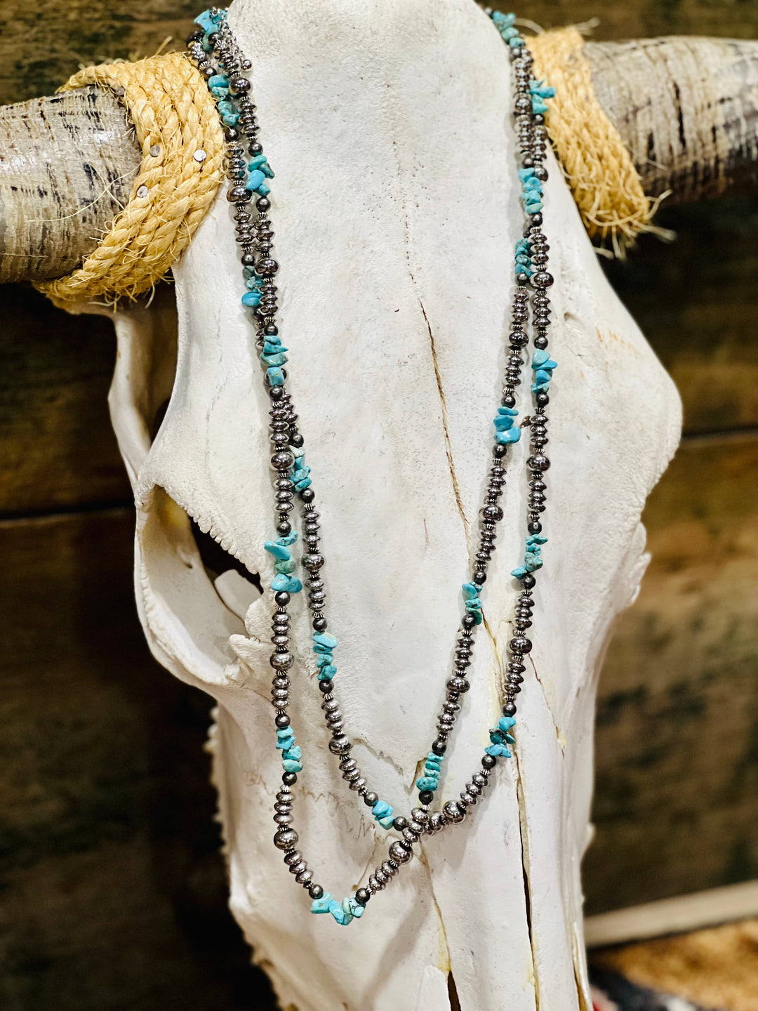 Christie Silver and Turquoise Necklace