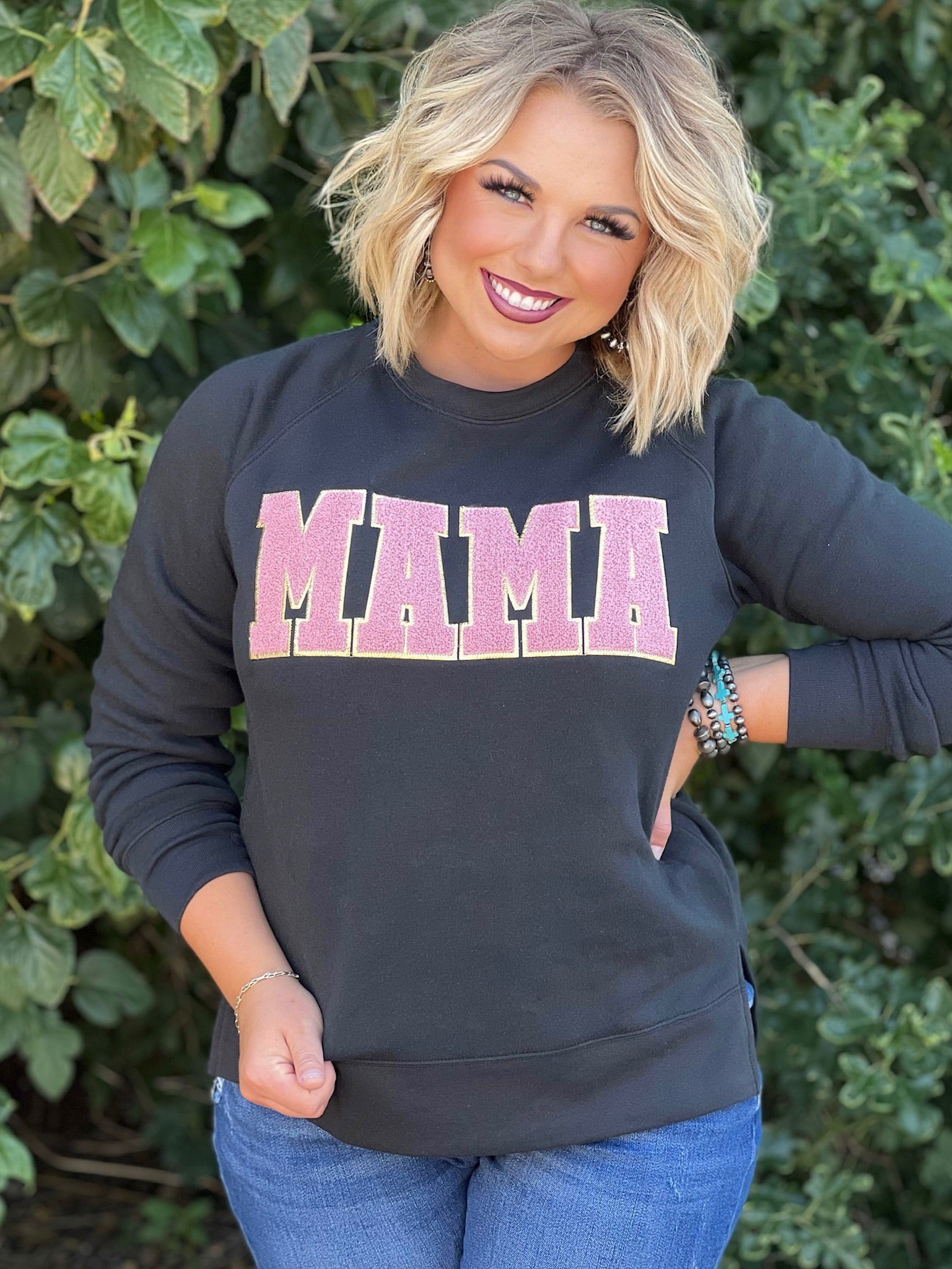 Applique sweatshirt discount