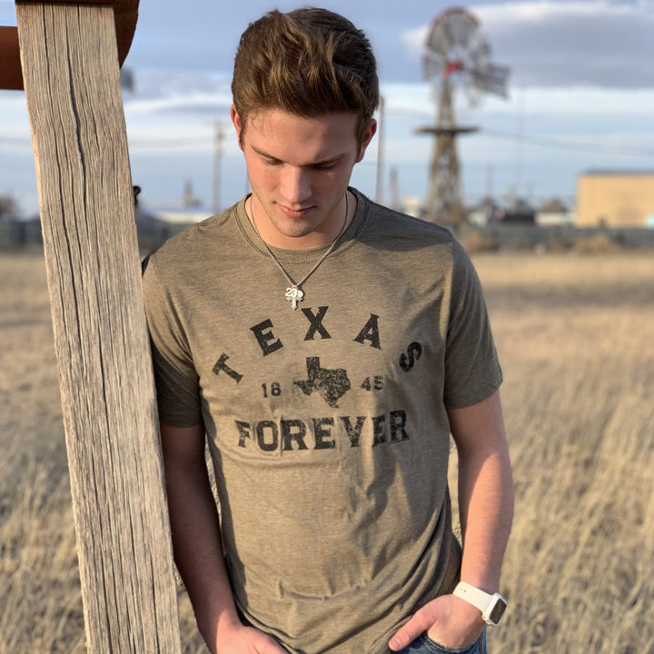 Texas Forever Olive Tee by Texas True Threads