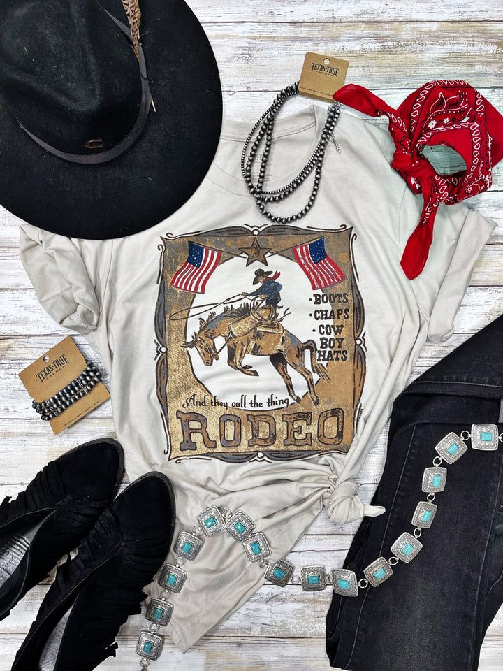 They Call the Thing Rodeo Art Tee by Texas True Threads