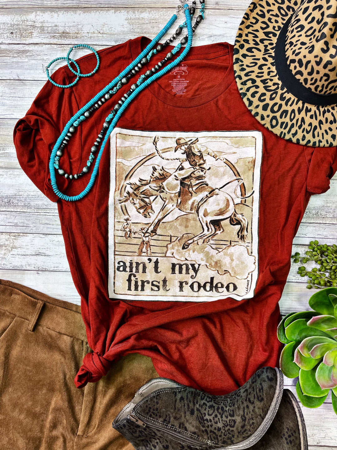 Ain't My First Rodeo Graphic Tee by Texas True Threads